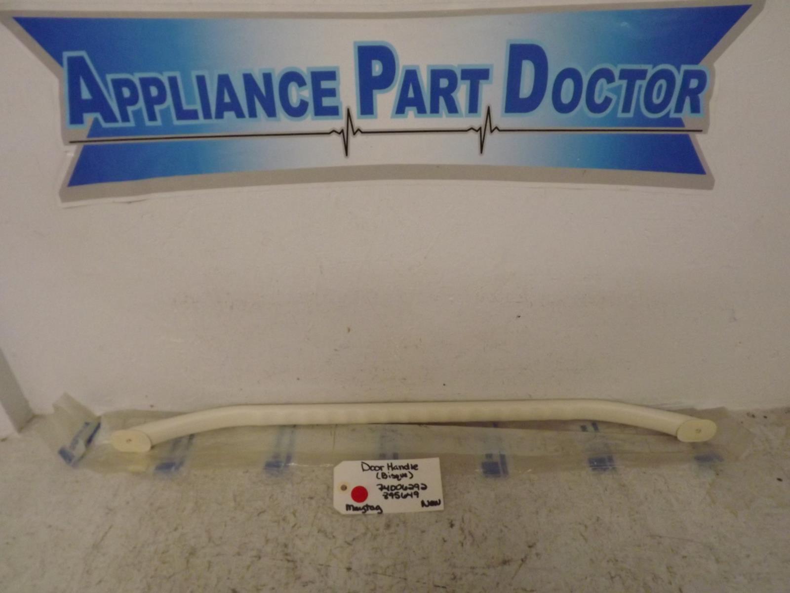 Maytag Range 74006292 895649 Door Handle, Bisque New Maytag Range 74006292 895649 Door Handle, Bisque New